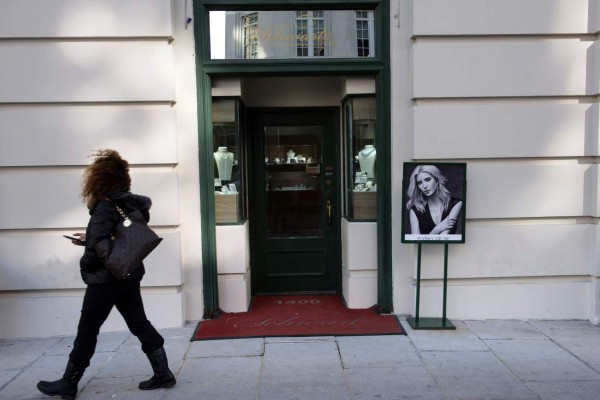 A sign advertising Ivanka Trump products is seen outside the Willard InterContinental hotel February 9, 2017 in Washington, DC.'Go buy Ivanka's stuff,' a top White House adviser urged American shoppers on Thursday, a day after President Donald Trump sharply criticized a department store for dropping his daughter's clothing line.'I hate shopping,' Kellyanne Conway told the Fox network in a televised interview, with the White House seal clearly visible over her left shoulder. But 'I'm going to go get some myself today.' To Washington traditionalists, Conway's direct pitch from the White House for a product line sold by the president's child seemed a jaw-dropping use of presidential prestige. / AFP PHOTO / Brendan Smialowski