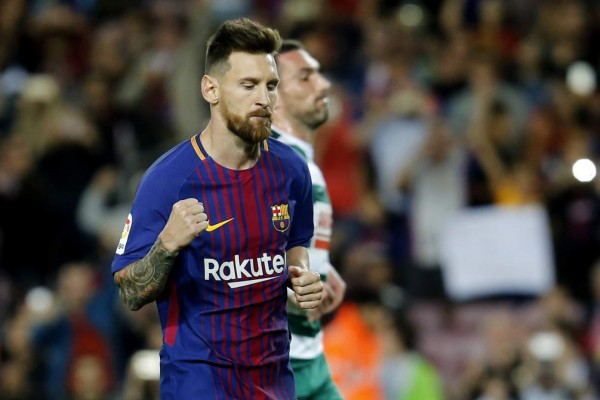 Messi se exhibe en goleada del Barcelona sobre el Eibar