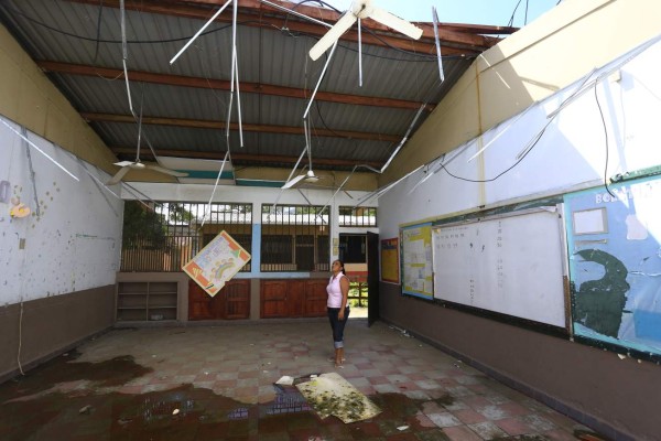 Escuela de la San José Cinco está sin techo hace cuatro meses