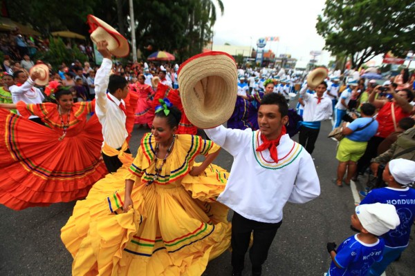 Diversión a lo grande en el carnaval de San Pedro Sula