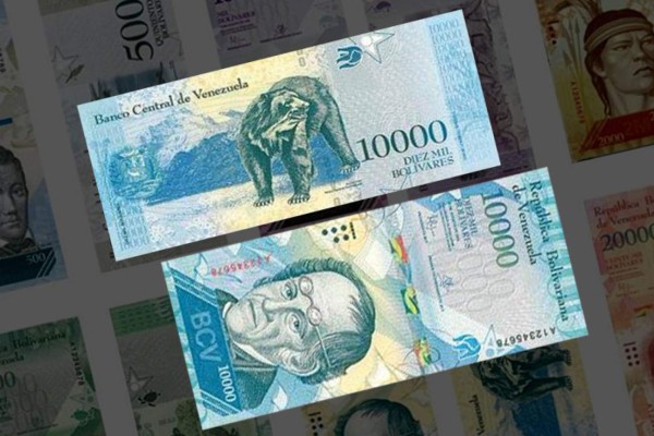 Nuevo billete de 10,000 bolívares comenzará a circular mañana en Venezuela