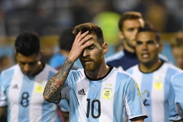 Argentina y Messi se alejan del Mundial de Rusia 2018