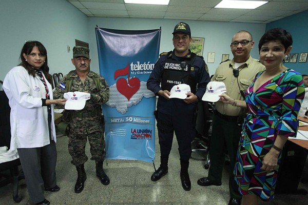 Policías Nacional, Militar y Municipal se unen a la Teletón