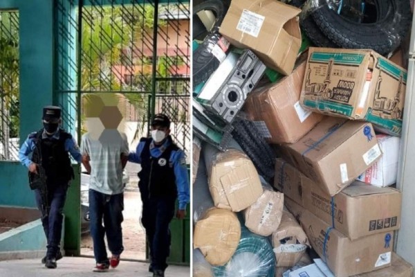 Cae sujeto tras robar camión con mercadería valorada en L1 millón en Cortés