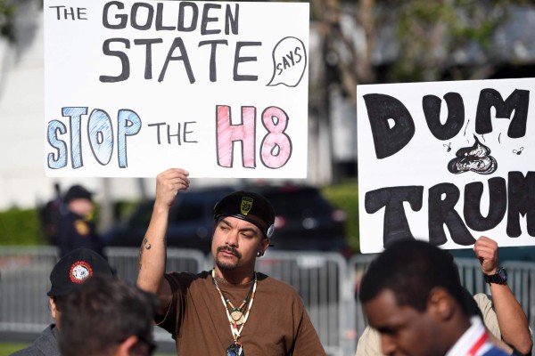 Se dispara la violencia contra Trump en California