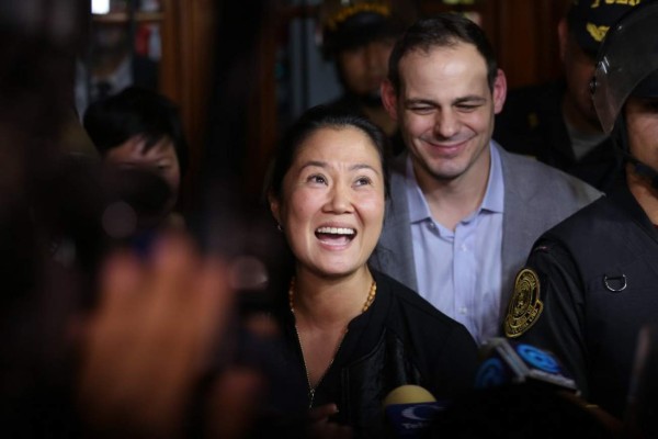 Tribunal peruano ordena liberar a Keiko Fujimori
