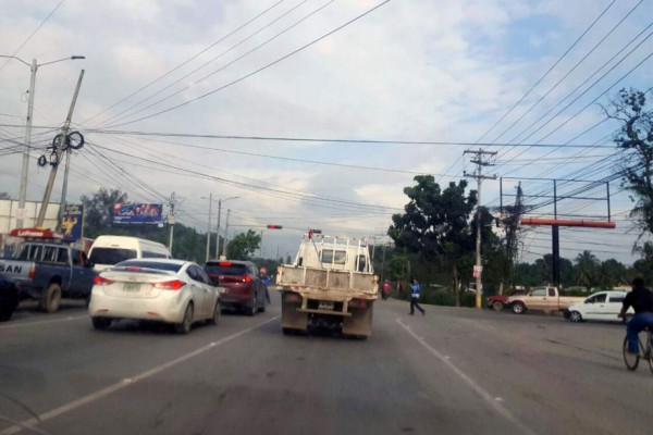 Se normaliza circulación de vehículos en principales vías de Honduras