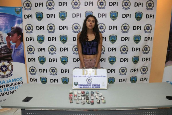 Capturan a 'La Mala' con droga en Tegucigalpa