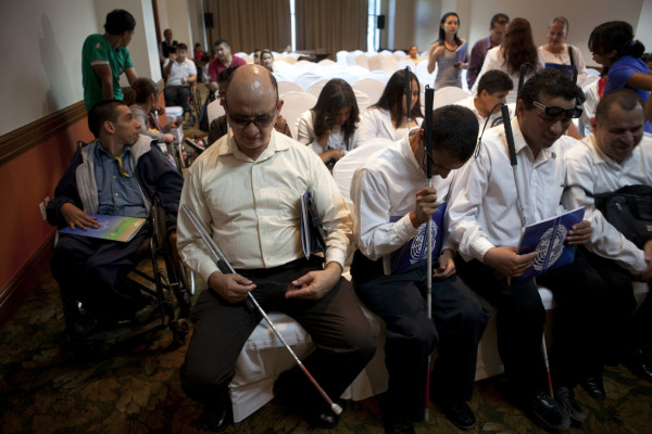 Discapacitados hondureños exigieron al Gobierno el respeto a sus derechos