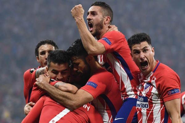 Atlético golea al Marsella y se consagra campeón de Europa League