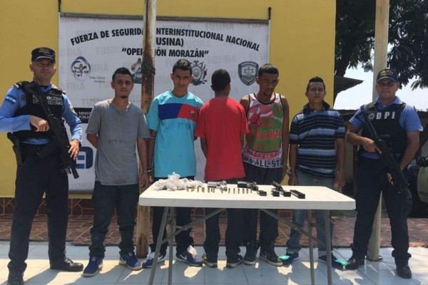 Capturan a supuestos integrantes de la MS-13 en El Progreso