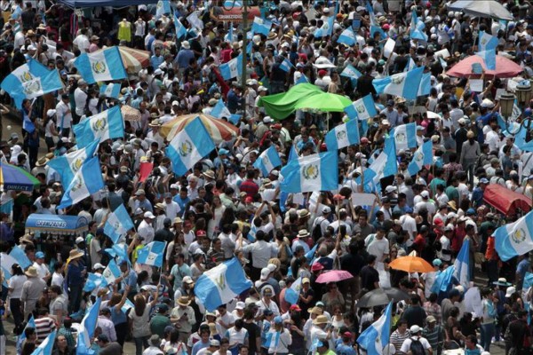 Reinan protestas y abstención a 7 días de comicios en Guatemala