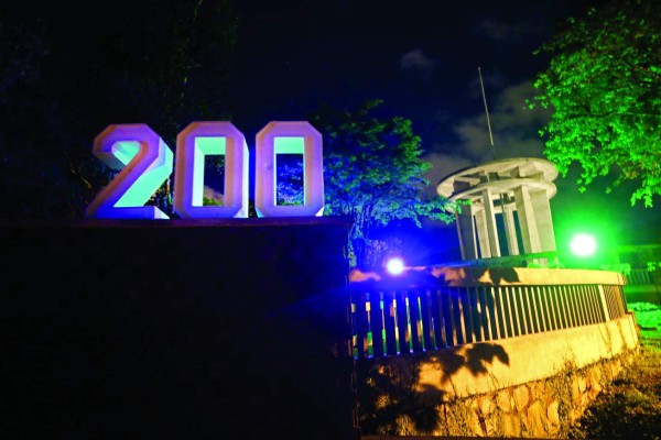200 años de la independencia de Honduras en el Cerro Juana Lainez
