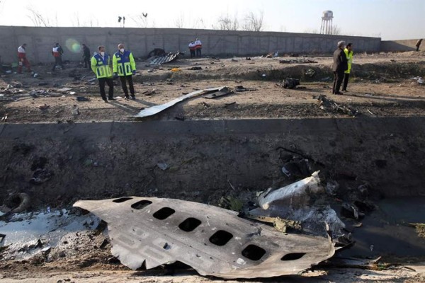 EEUU condena la 'negligencia' de Irán al derribar el avión ucraniano