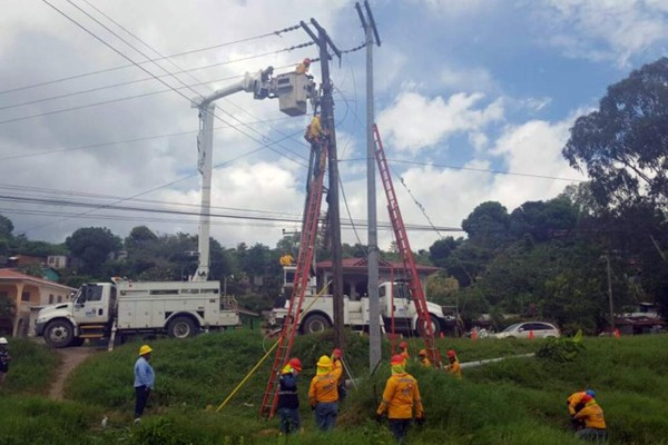 Sectores de San Pedro Sula y Tegucigalpa sin energía este jueves