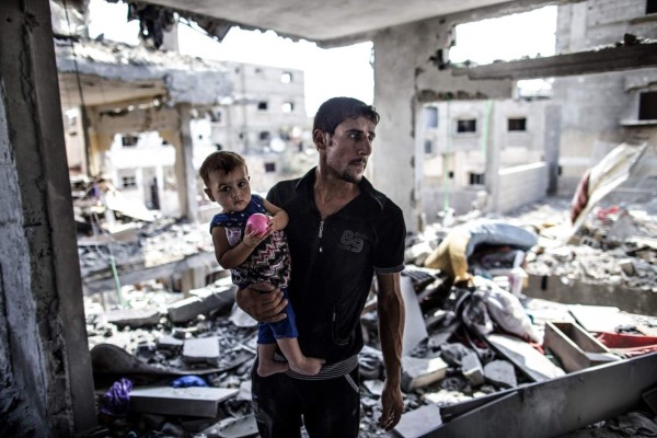 Una estela de destrucción dejó la ofensiva israelí en la Franja de Gaza