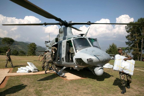 Desaparece helicóptero de la Marina de EUA en Nepal