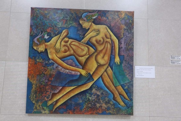 Exposición de pinturas en Ferretería Monterroso