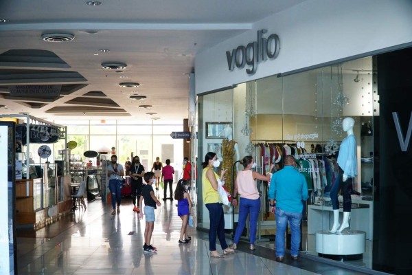 Un 50% de las tiendas están abiertas en los 'mall” de San Pedro Sula