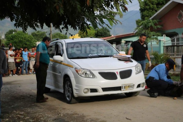 Matan a balazos a un taxista en El Progreso, Yoro