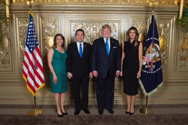 Donald Trump agradecerá a Jimmy Morales por apoyo a EEUU