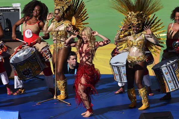 Shakira, ganadora en la clausura del Mundial de Brasil 2014