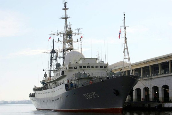Detectan un barco espía ruso frente a las costas de EUA