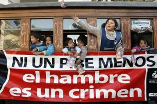 Aumenta pobreza infantil en Argentina