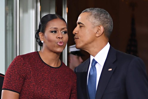 Michelle Obama y su discreto vestido de despedida