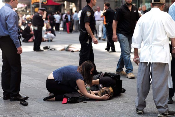 Atropello múltiple en Times Square deja un muerto y 19 heridos