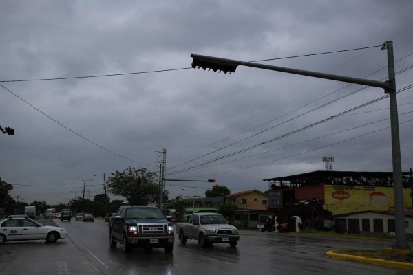 Llueve este martes sobre San Pedro Sula