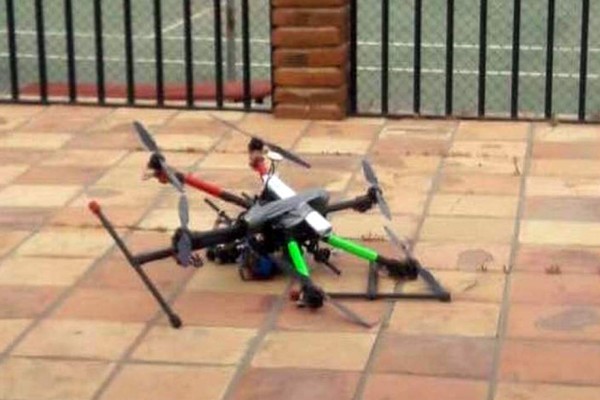 Cae dron con granadas en casa de secretario estatal de seguridad en México