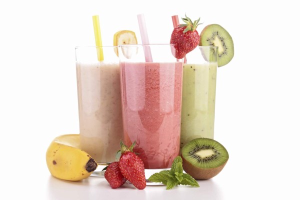 assortment of smoothies