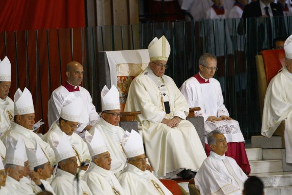 Papa recordó a excluidos y víctimas de violencia en basílica de Guadalupe