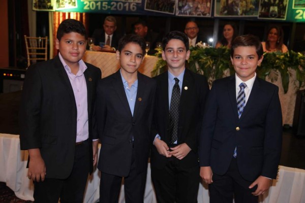 Marco Discua, Alejandro Córdoba, Christian Hawit y Lorenzo Morales