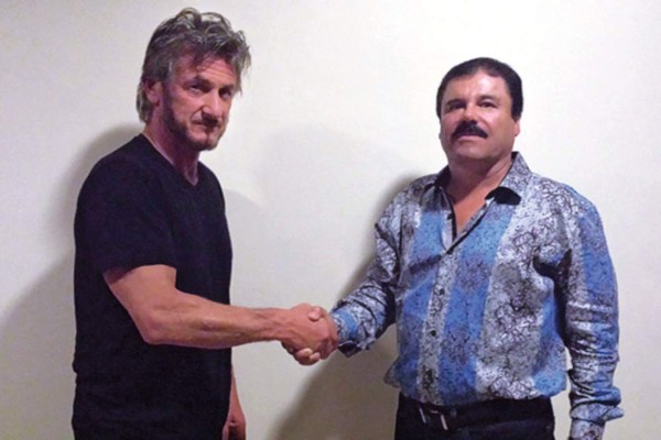 El actor estadounidense Sean Penn mantuvo una entrevista secreta con Joaquín 'El Chapo' Guzmán