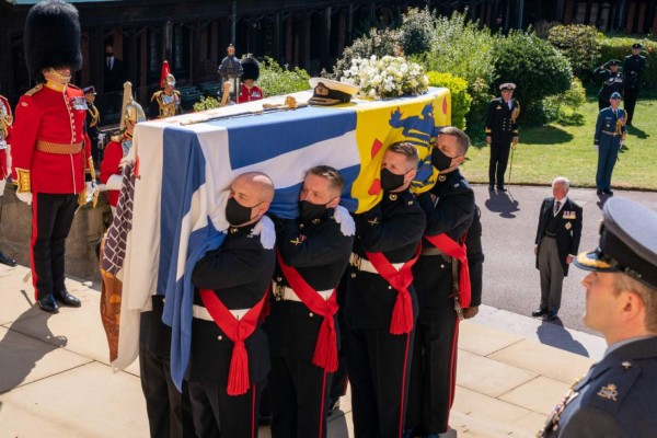 Funeral del príncipe Felipe de Edimburgo, esposo de la reina Isabel II