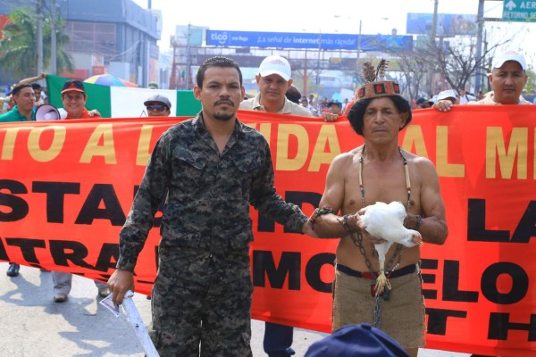 La fotos curiosas en el Día del Trabajador en Honduras