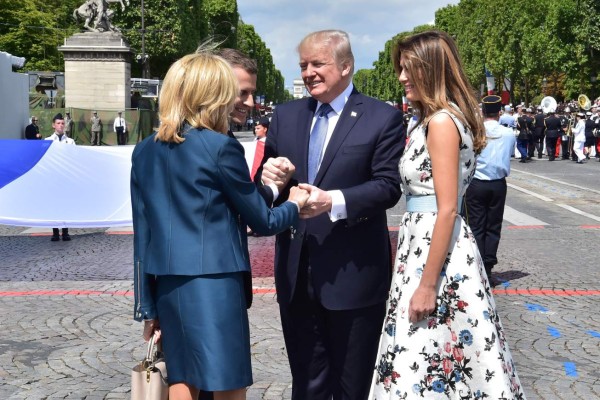 'Piropo' de Trump a Primera Dama de Francia explota las redes