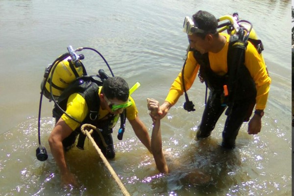 Rescatan cuerpo de labrador ahogado en el río Choluteca