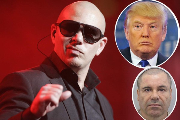 Pitbull a Donald Trump: '¡Ten cuidado con El Chapo!'