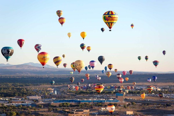 Un viaje en globo aerostático