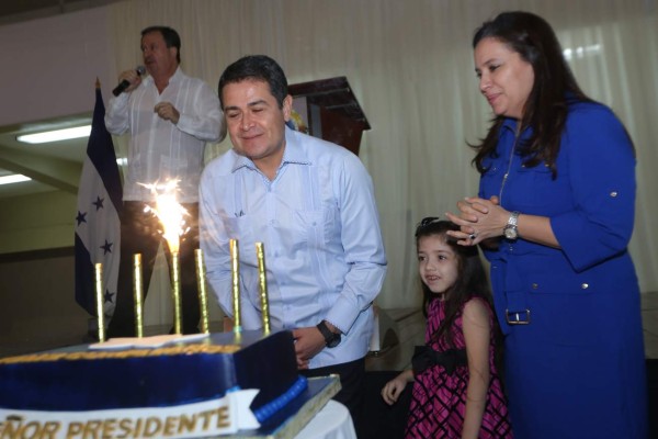 El cumpleaños de Juan Orlando Hernández