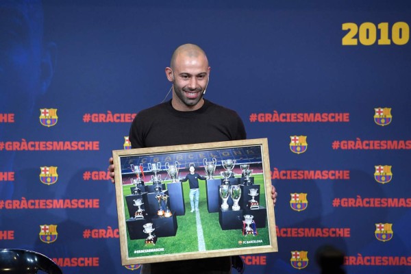Mascherano finaliza en el Barça un sueño que 'duró más de lo que había pensado'