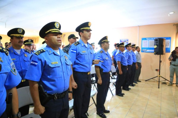 Nuevos mandos policiales de San Pedro Sula prometen reducir cifras de violencia