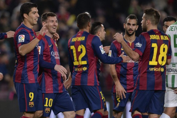 Barcelona despide el año con una manita frente al Córdoba