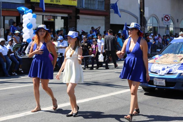 Hondureños en Los Ángeles festejan su Independencia