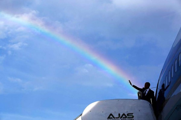 Las espontáneas y sorprendentes fotos de Barack Obama