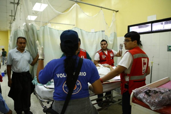 Llanto e impotencia en la sala de urgencias de hospital tras accidente