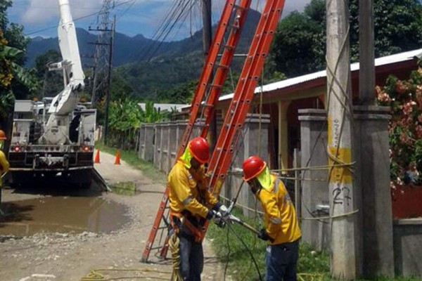 Sin energía zonas del occidente, centro y norte de Honduras este viernes